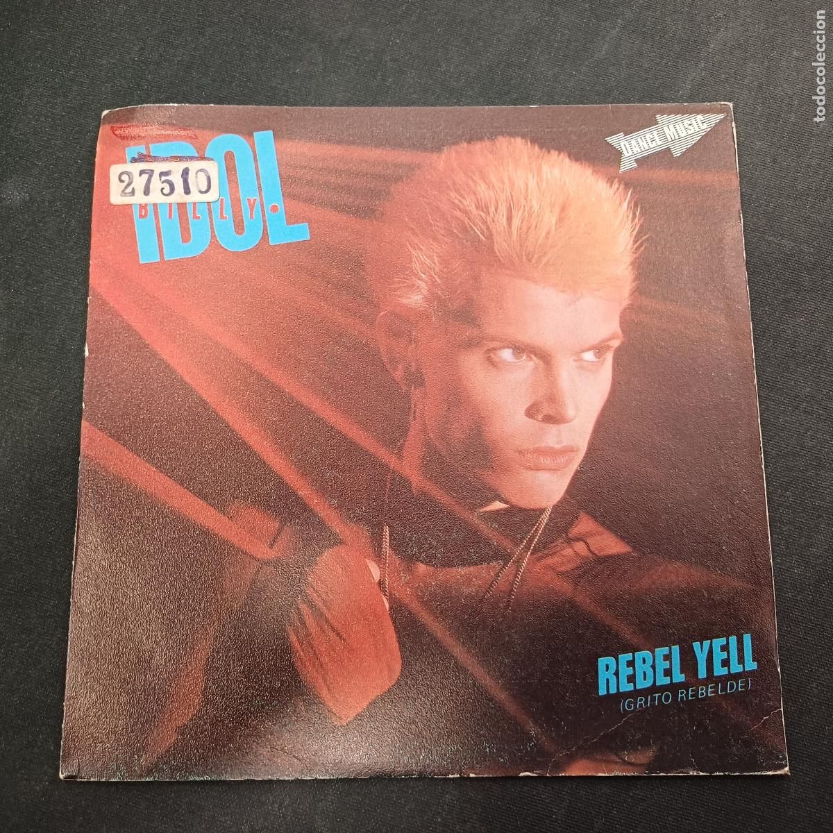 Discos de vinilo: BILLY IDOL/REBEL YELL/SINGLE.