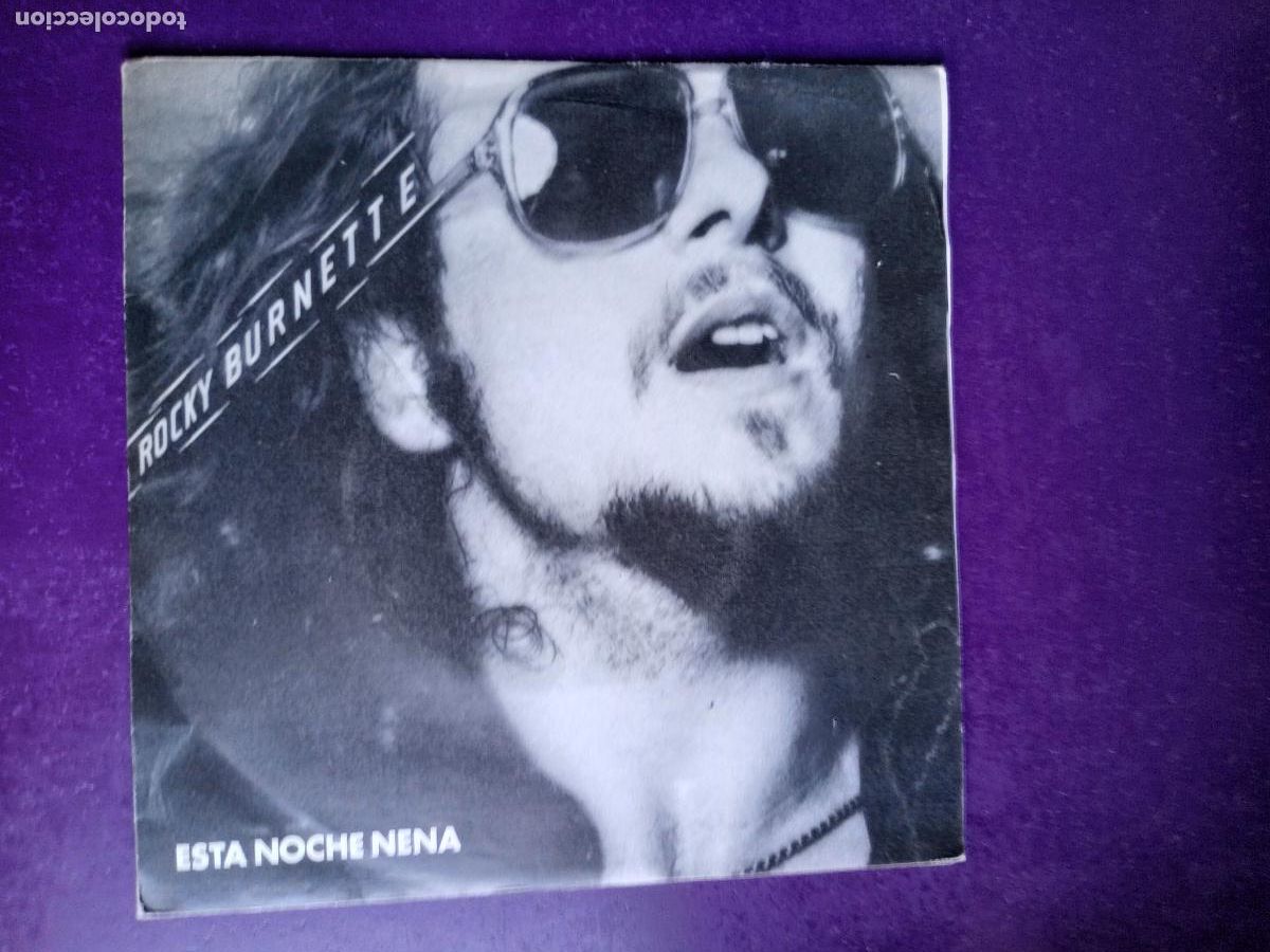 Discos de vinilo: Rocky Burnette &ndash; Baby Tonight - Sg EMI 1980 - ROCK 70'S 80'S - MUY POCO USO