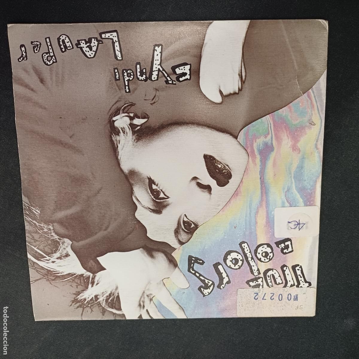 Discos de vinilo: CYNDI LAUPER/TRUE COLORS/SINGLE PROMOCIONAL.