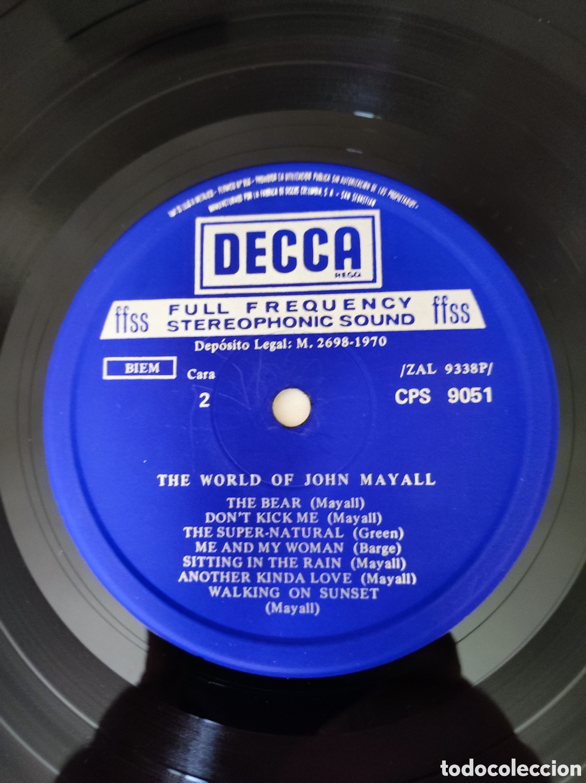 Discos de vinilo: JOHN MAYALL - THE WORLD OF... - Foto 4