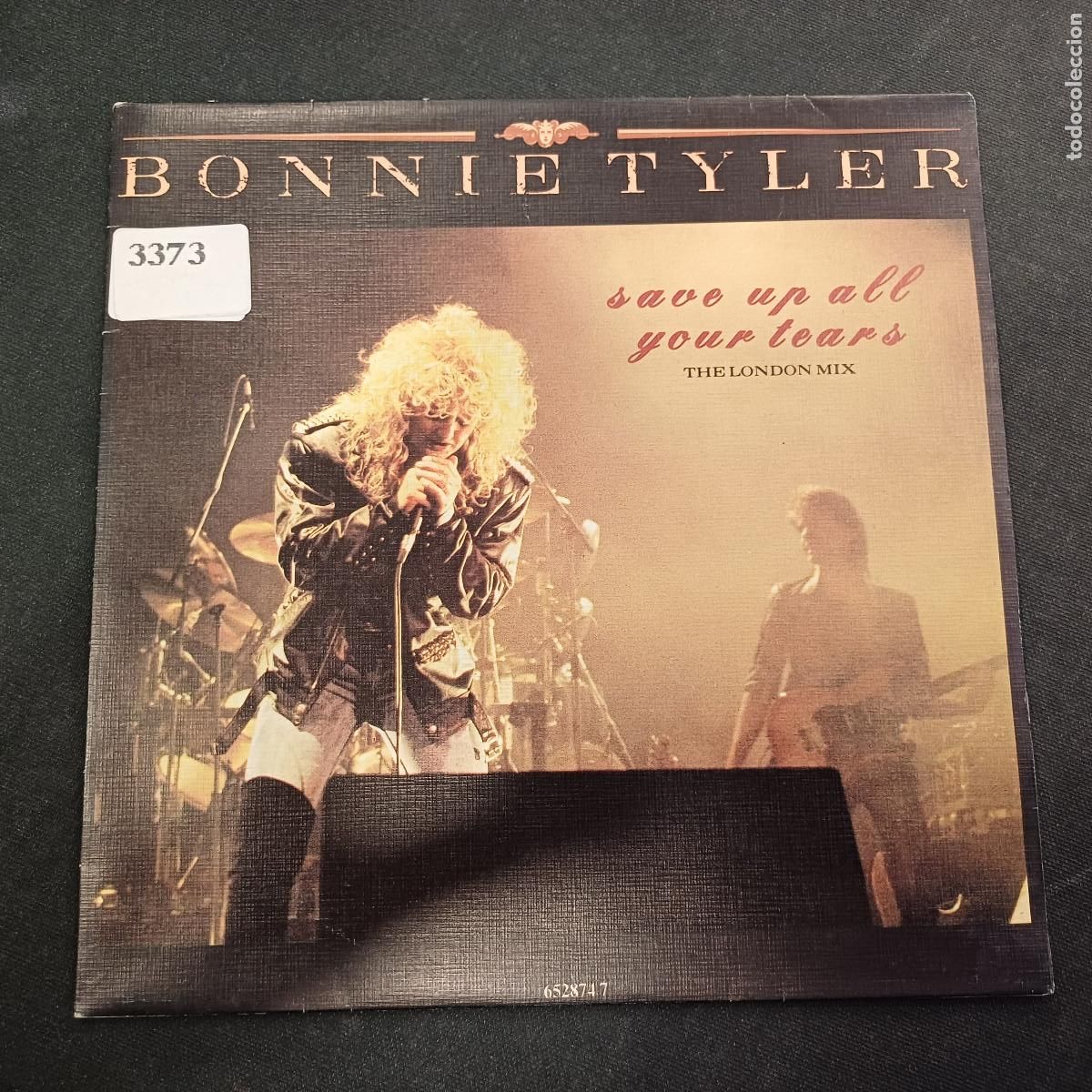 Discos de vinilo: BONNIE TYLER/SAVE UP YOUR TEARS/LONDON MIX/SINGLE PROMOCIONAL.