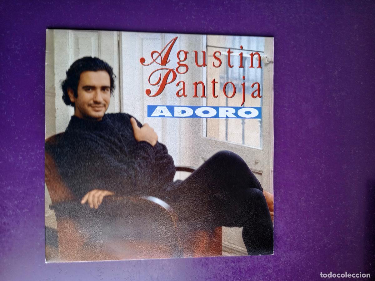 Discos de vinilo: Agustin Pantoja &ndash; Adoro - Sg ZAFIRO 1993 - BOLERO FLAMENCO - MUY POCO USO