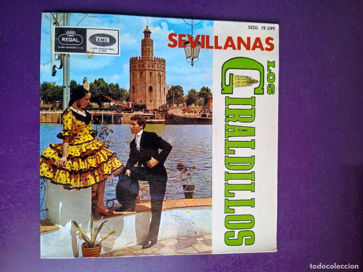 Discos de vinilo: Los Giraldillos &ndash; Sevillanas De La Mirada +3 - EP EMI 1964 - FLAMENCO