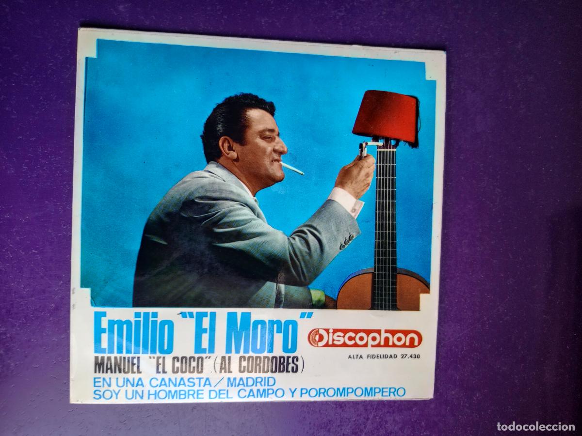 Discos de vinilo: EMILIO EL MORO EP DISCOPHON 1965 - MANUEL EL COCO / MADRID +2 - rumbas y cachondeo, humor