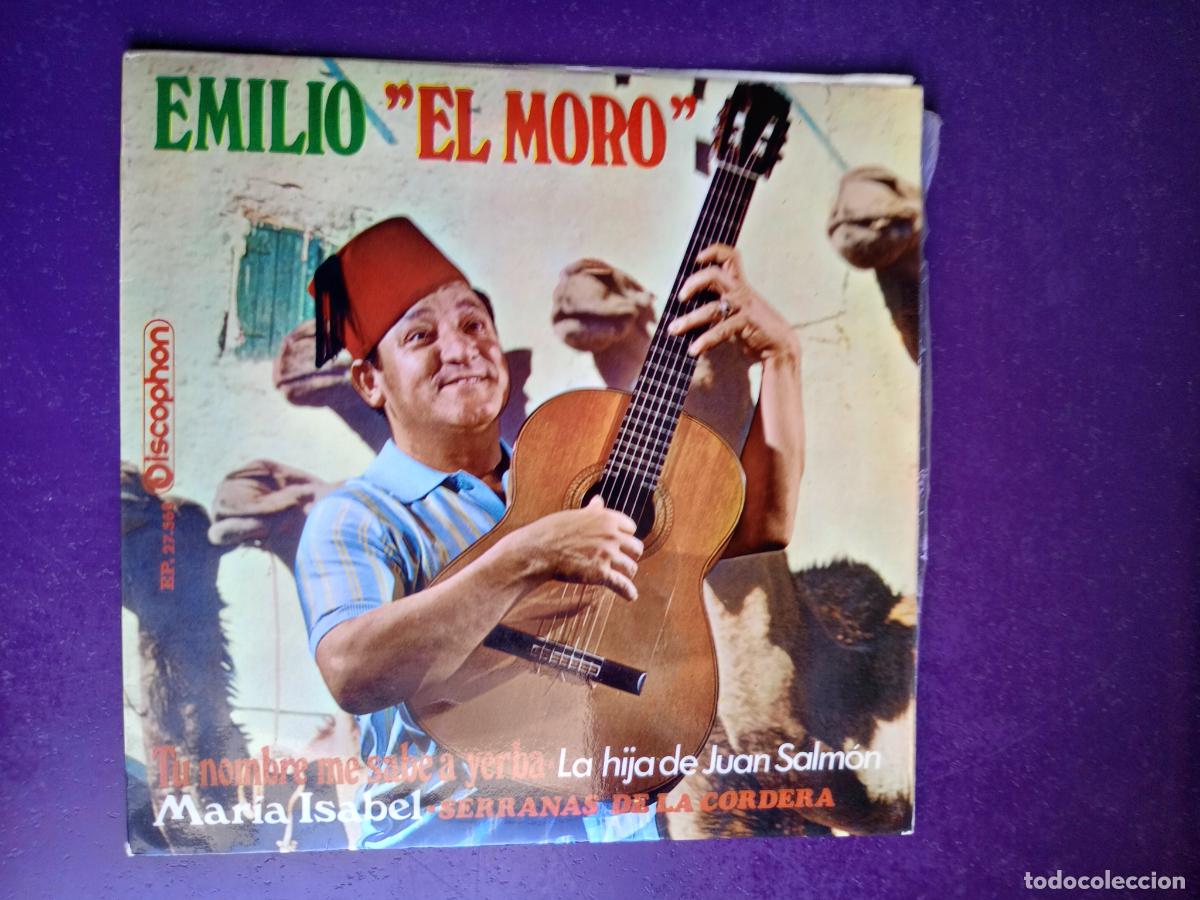 Discos de vinilo: EMILIO EL MORO EP DISCOPHON 1970 - TU NOMBRE ME SABE A YERBA +3 - rumbas y cachondeo, humor