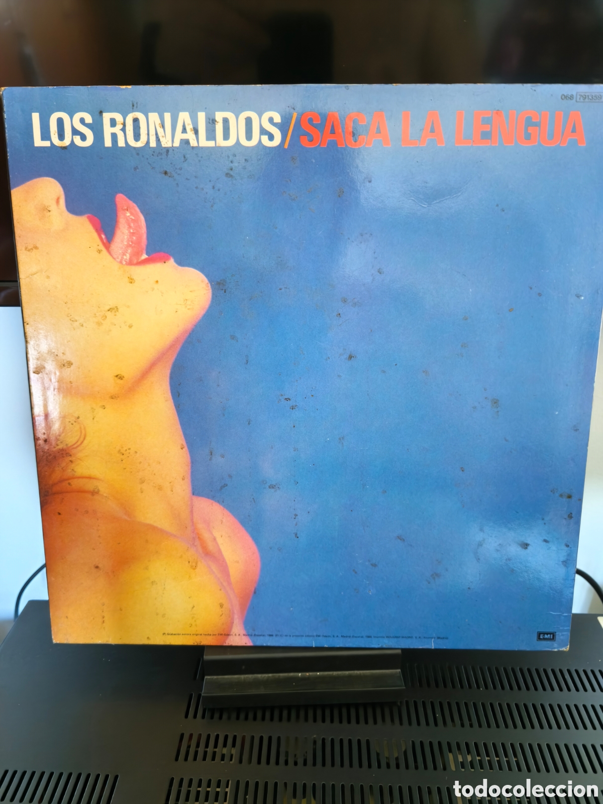 Discos de vinilo: Los Ronaldos: Saca La Lengua LP 1988 - Foto 2