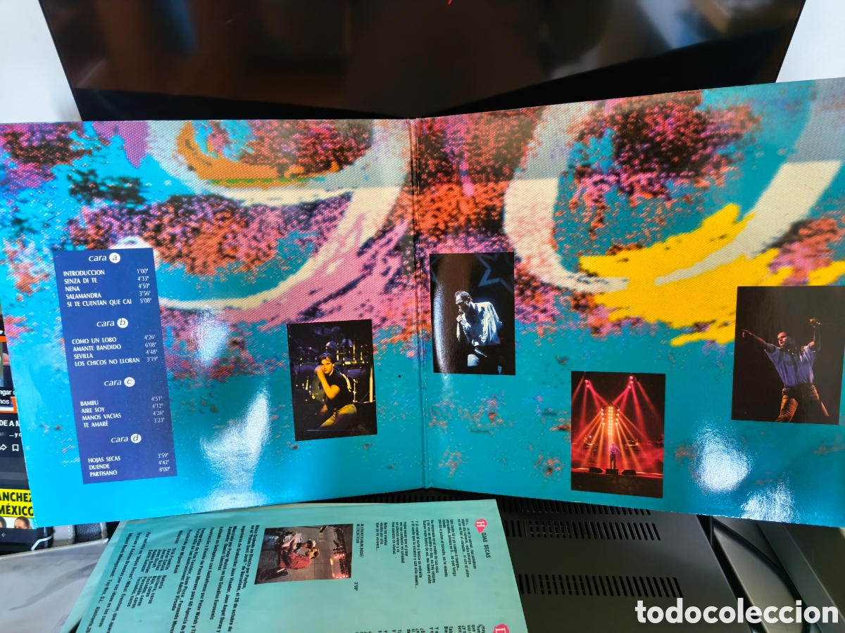 Discos de vinilo: Miguel Bos&eacute;: Directo 90 2Lps 1991 - Foto 4