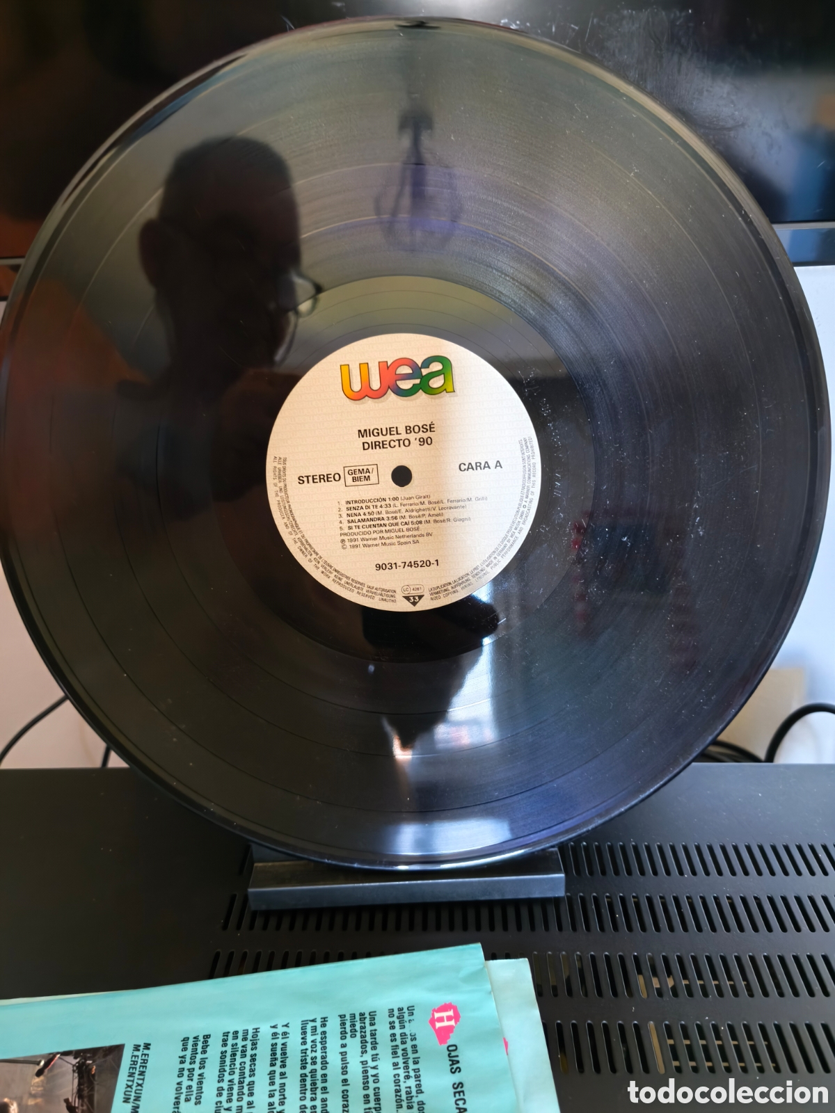Discos de vinilo: Miguel Bos&eacute;: Directo 90 2Lps 1991 - Foto 6