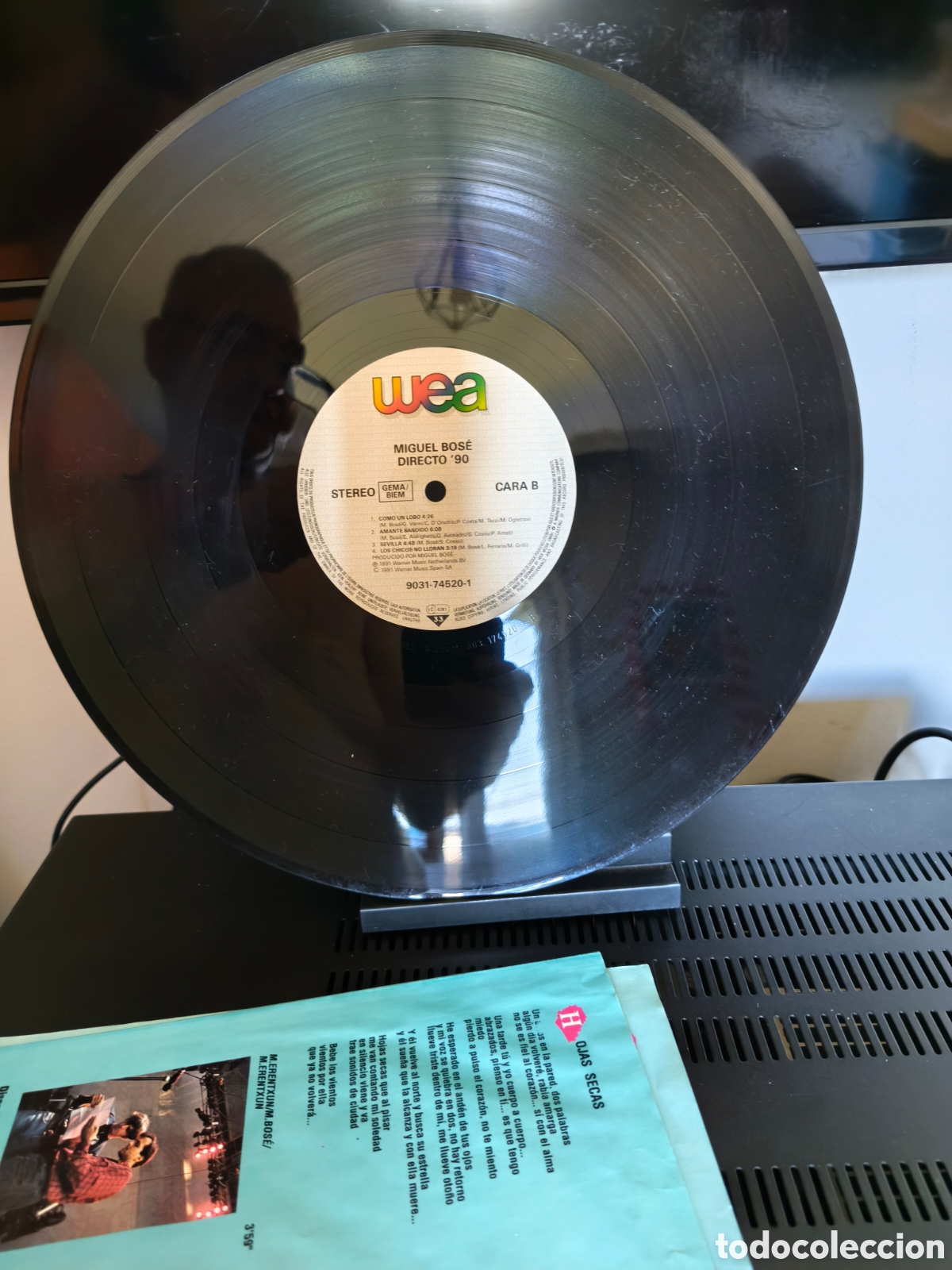 Discos de vinilo: Miguel Bos&eacute;: Directo 90 2Lps 1991 - Foto 8