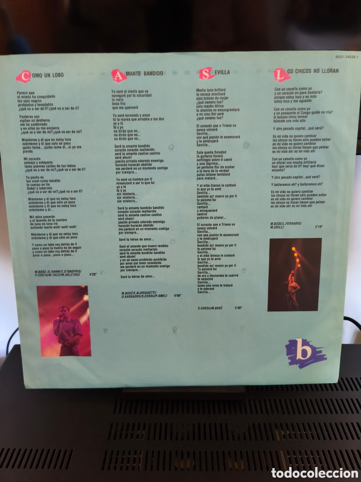 Discos de vinilo: Miguel Bos&eacute;: Directo 90 2Lps 1991 - Foto 11