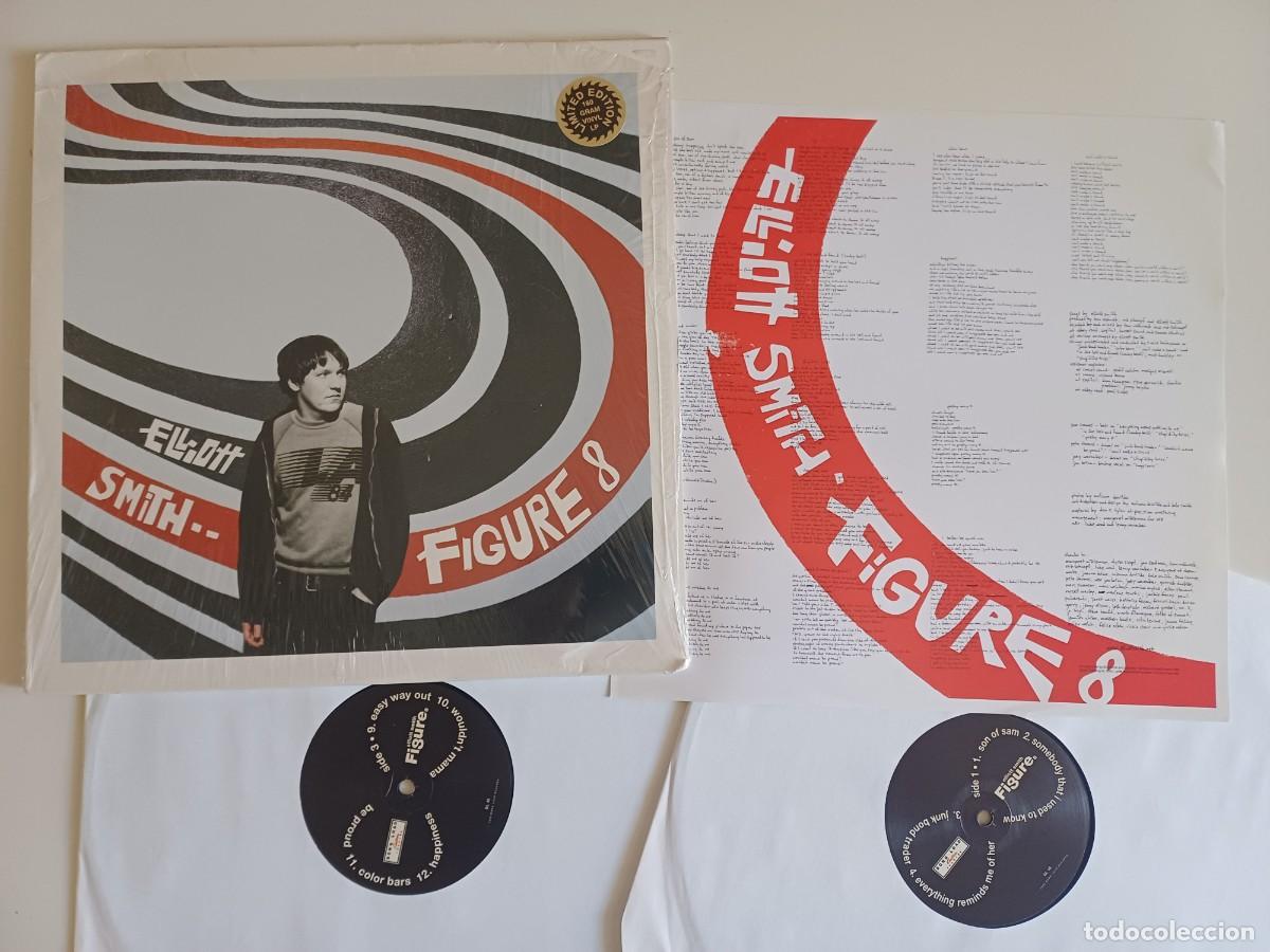 Discos de vinilo: ELLIOT SMITH fugure 8 DOBLE LP ORIGINAL U.S.A. 1&ordf; EDICI&Oacute;N A&Ntilde;O 2000 VINILO 180 GRAMOS CON INSERT