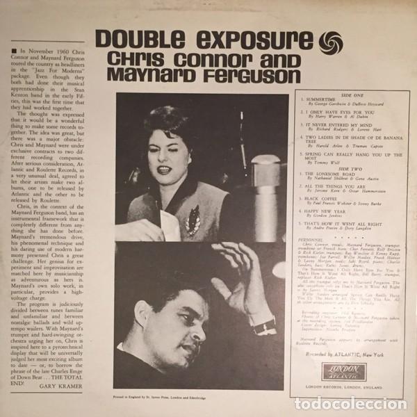 Discos de vinilo: Chris Connor & Maynard Ferguson &ndash; Double Exposure - Foto 2