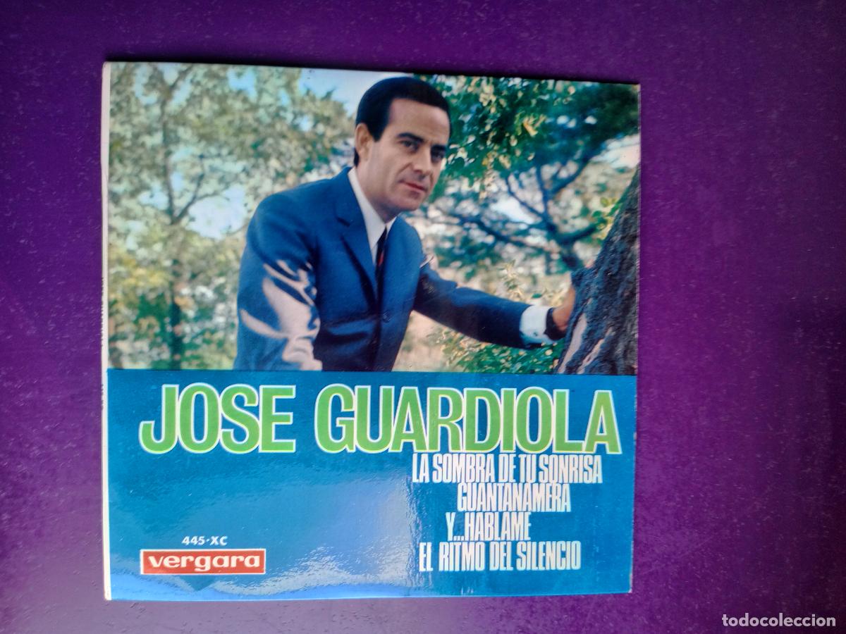 Discos de vinilo: Jos&eacute; Guardiola &ndash; LA SOMBRA DE TU SONRISA +3 - EP VERGARA 1966 - MELODICA POP 60'S
