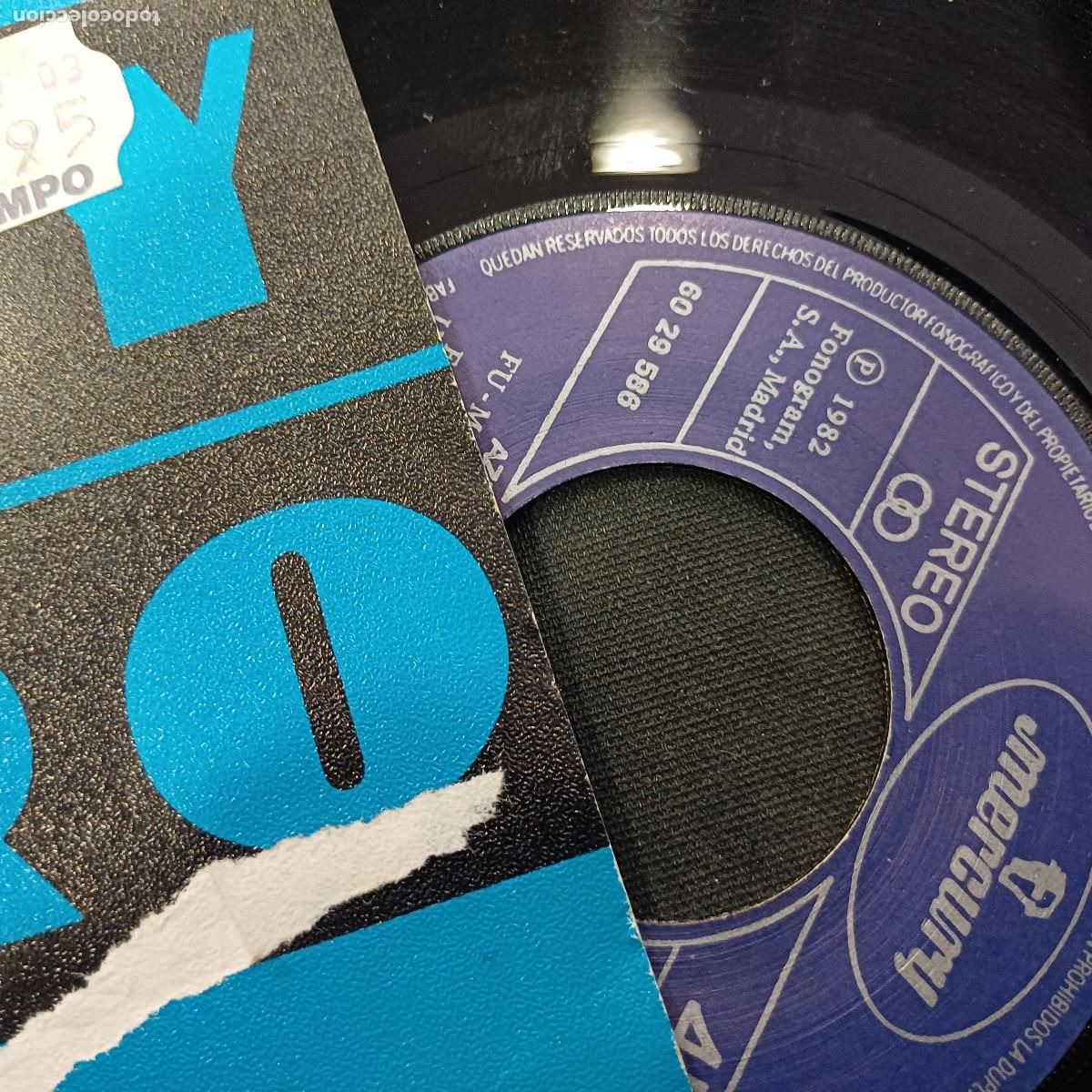 Discos de vinilo: AZUL Y NEGRO/LA NOCHE/SINGLE. - Foto 2