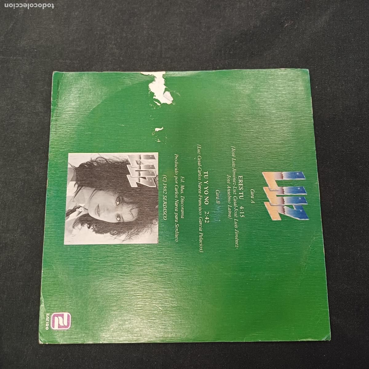 Discos de vinilo: LUZ/ERES TU/SINGLE . - Foto 3