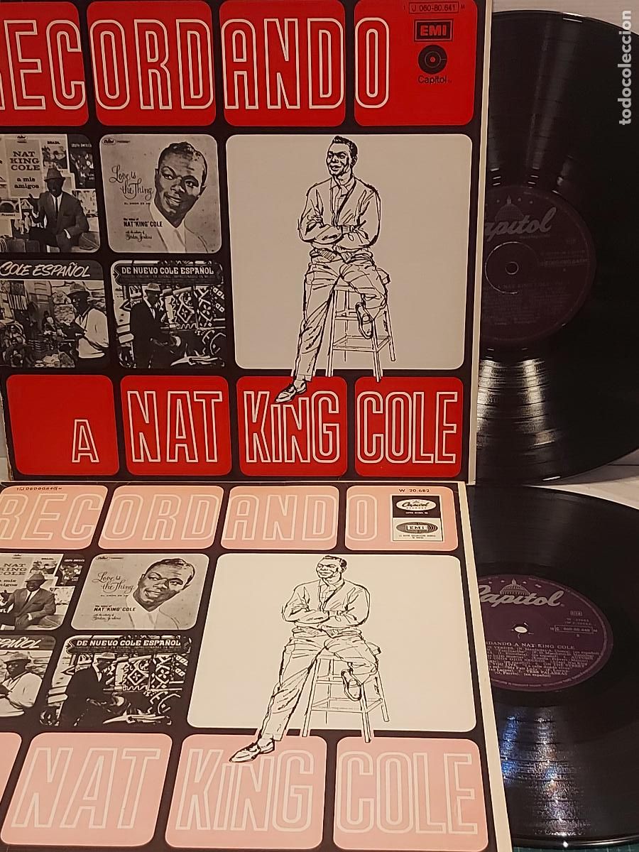 Discos de vinilo: NAT KING COLE | RECORDANDO VOL. 1 Y 2 | LOTE 2 LP-CAPITOL-ESPA&Ntilde;A | MBC. ***