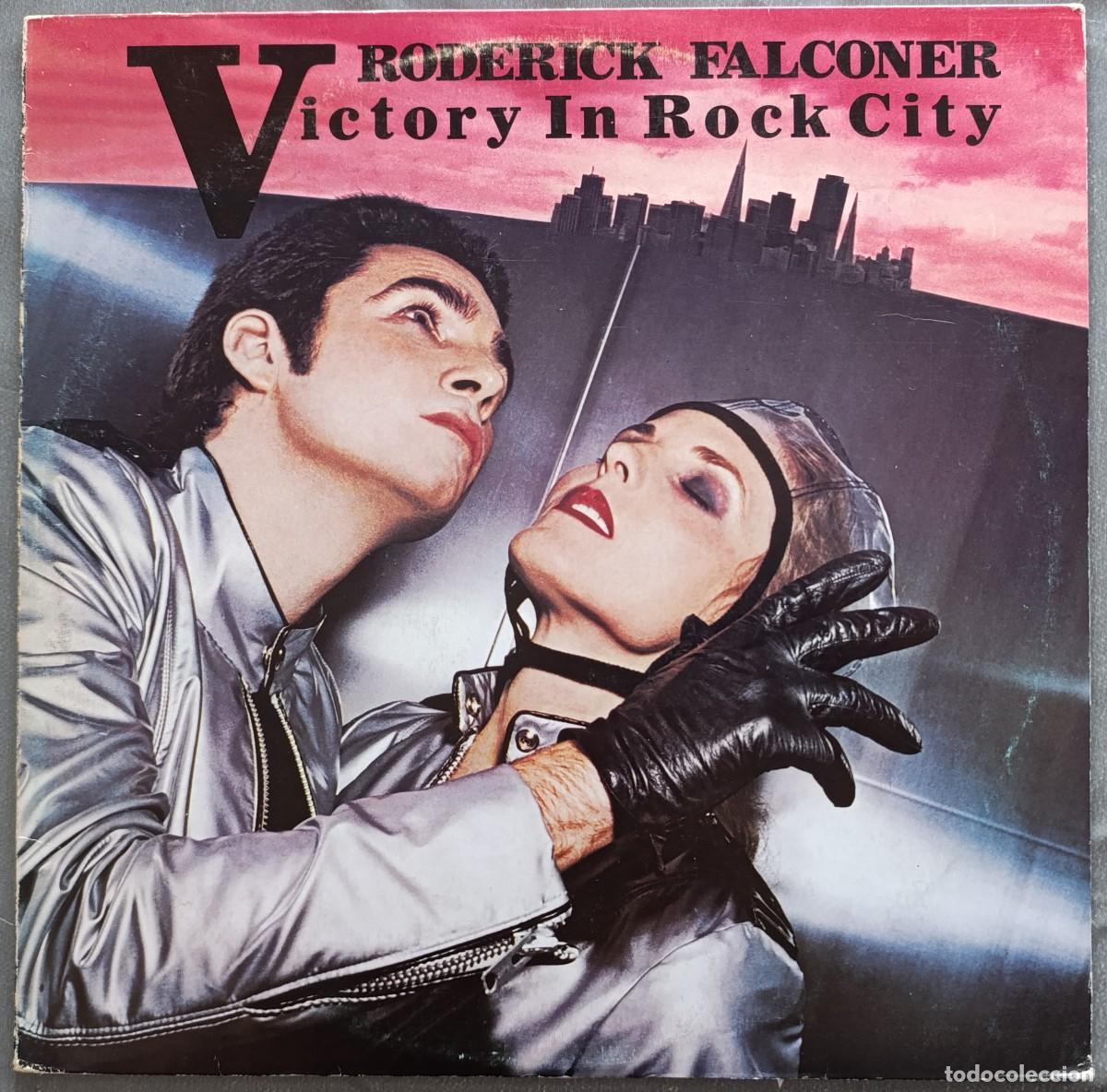 Discos de vinilo: RODERICK FALCONER &ndash; VICTORY IN ROCK CITY LP 1977 EDICION ESPA&Ntilde;OLA GLAM ROCK