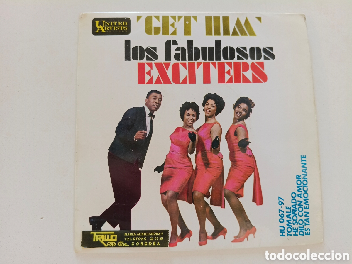 Discos de vinilo: The Exciters - Los Fabulosos - Ep Espa&ntilde;a United Artist 1963 // R&B SOUL