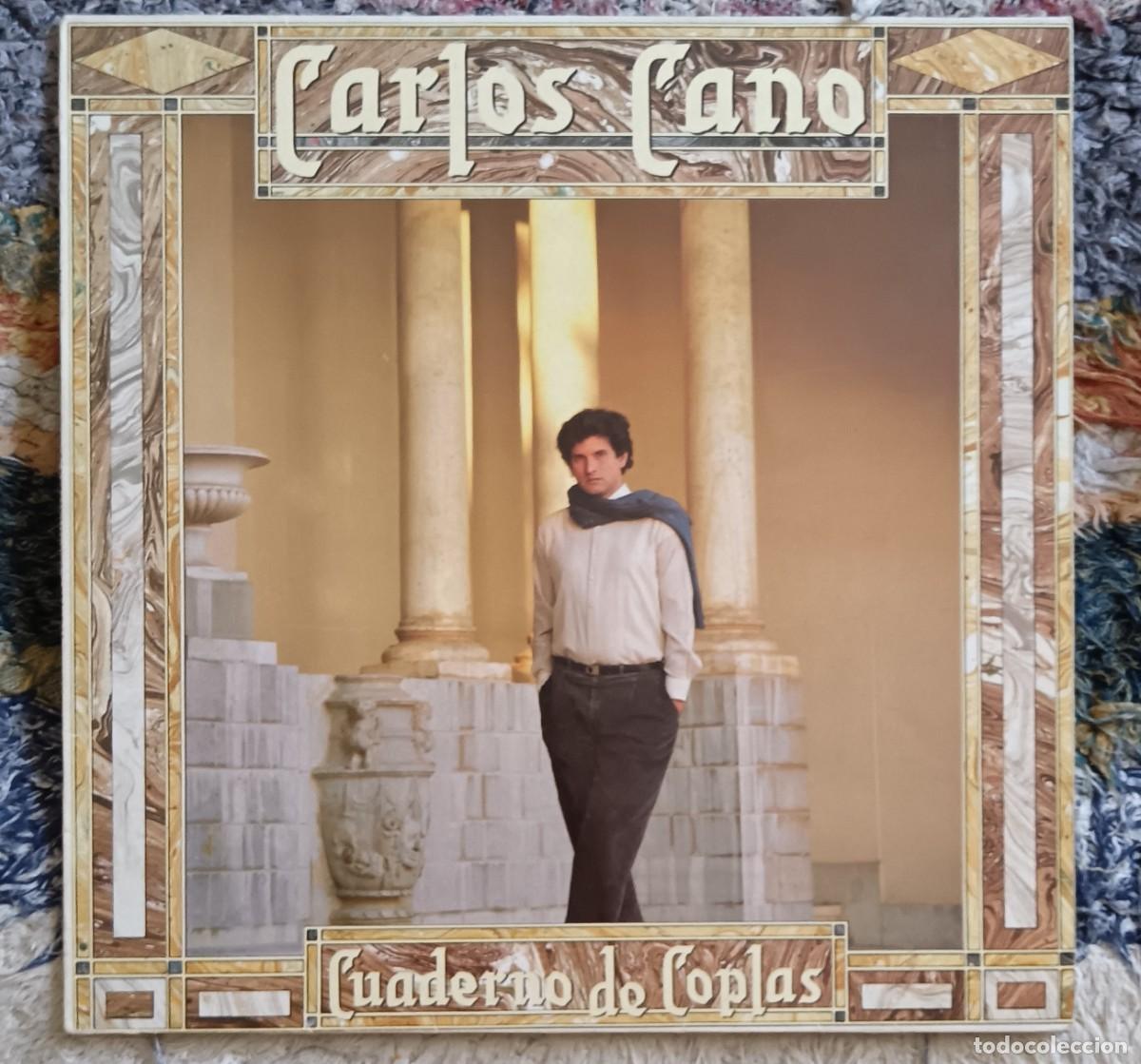 Discos de vinilo: Carlos Cano. Cuaderno de coplas. LP