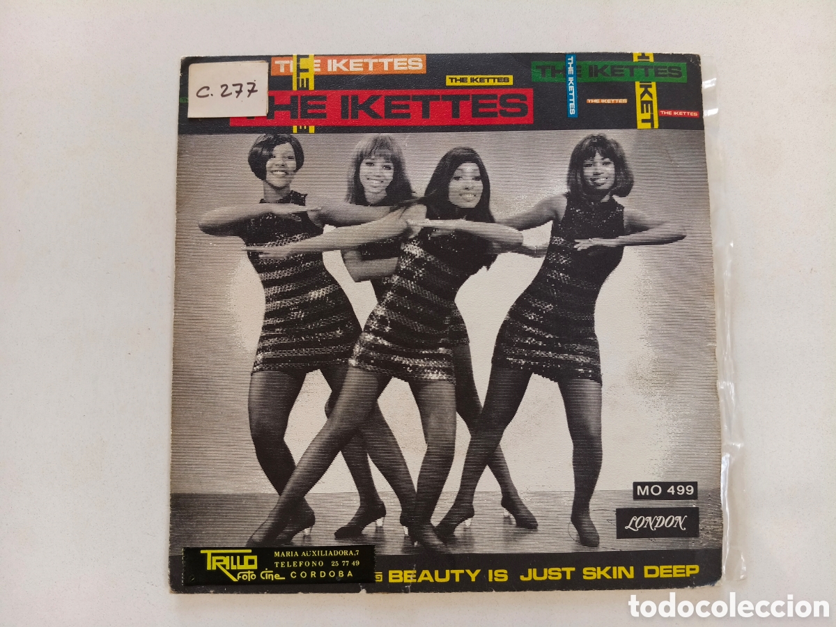 Discos de vinilo: The Ikettes - Beauty Is Just Deep Skin- Single London Espa&ntilde;a 1968 // R&B MOD SOUL
