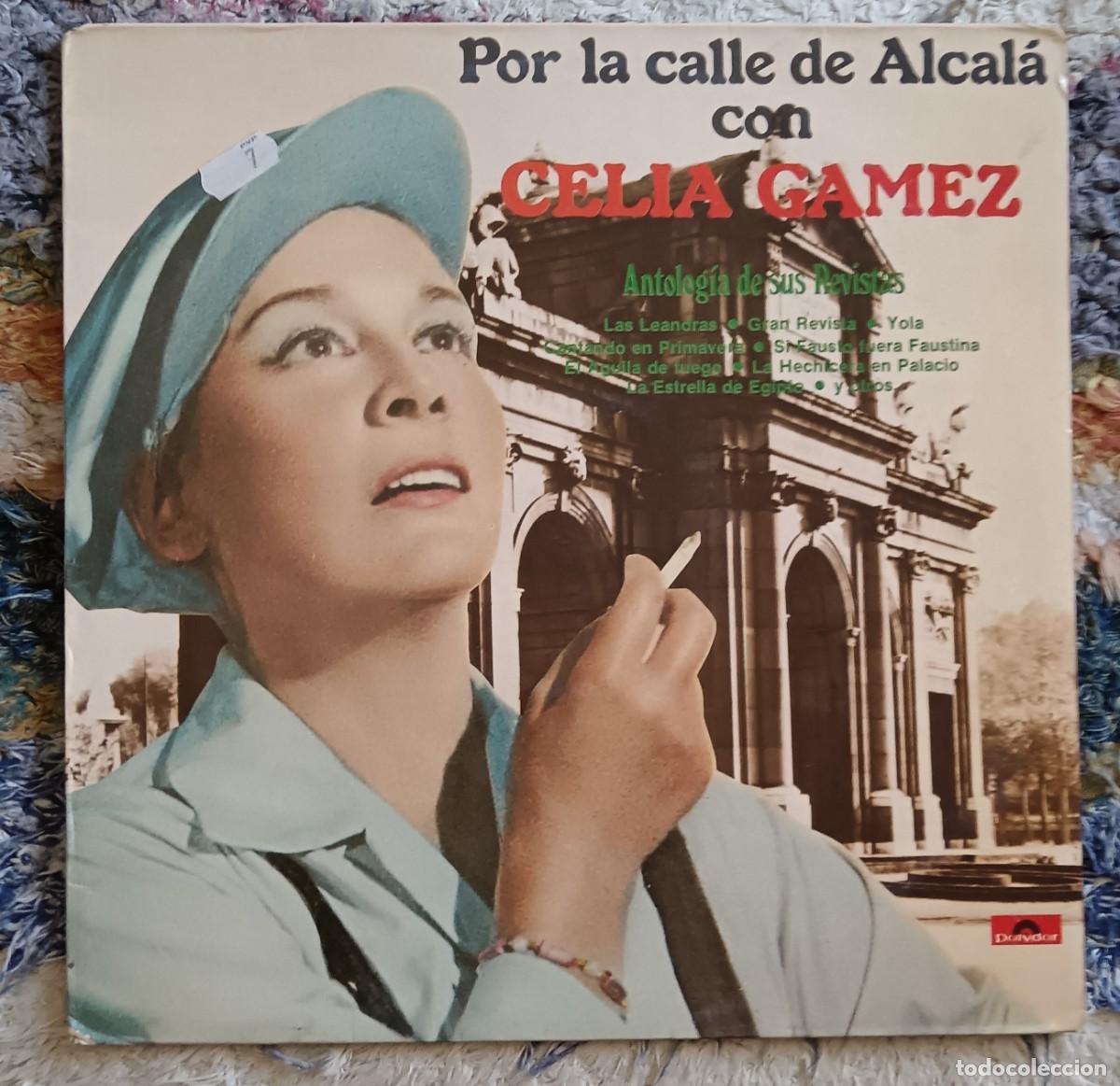 Discos de vinilo: Por la Calle de Alcal&aacute; con Celia G&aacute;mez. LP