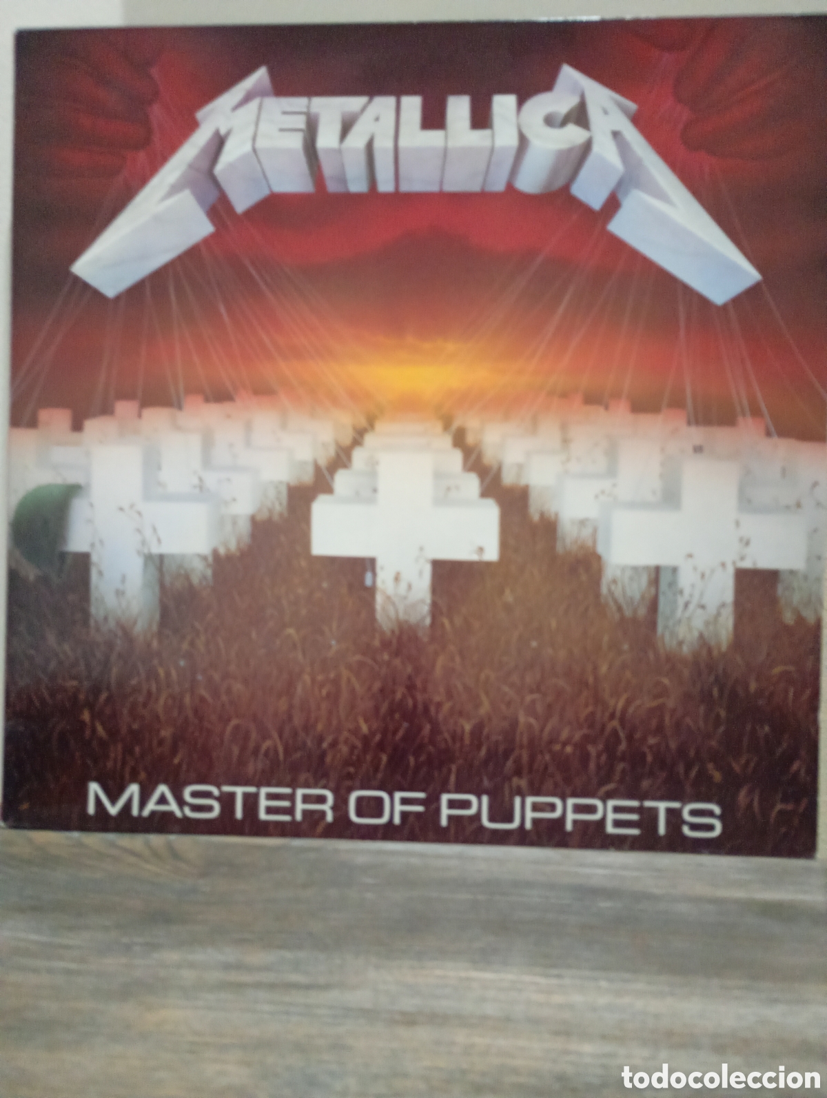 Discos de vinilo: Metallica, Masters of puppets 1989.