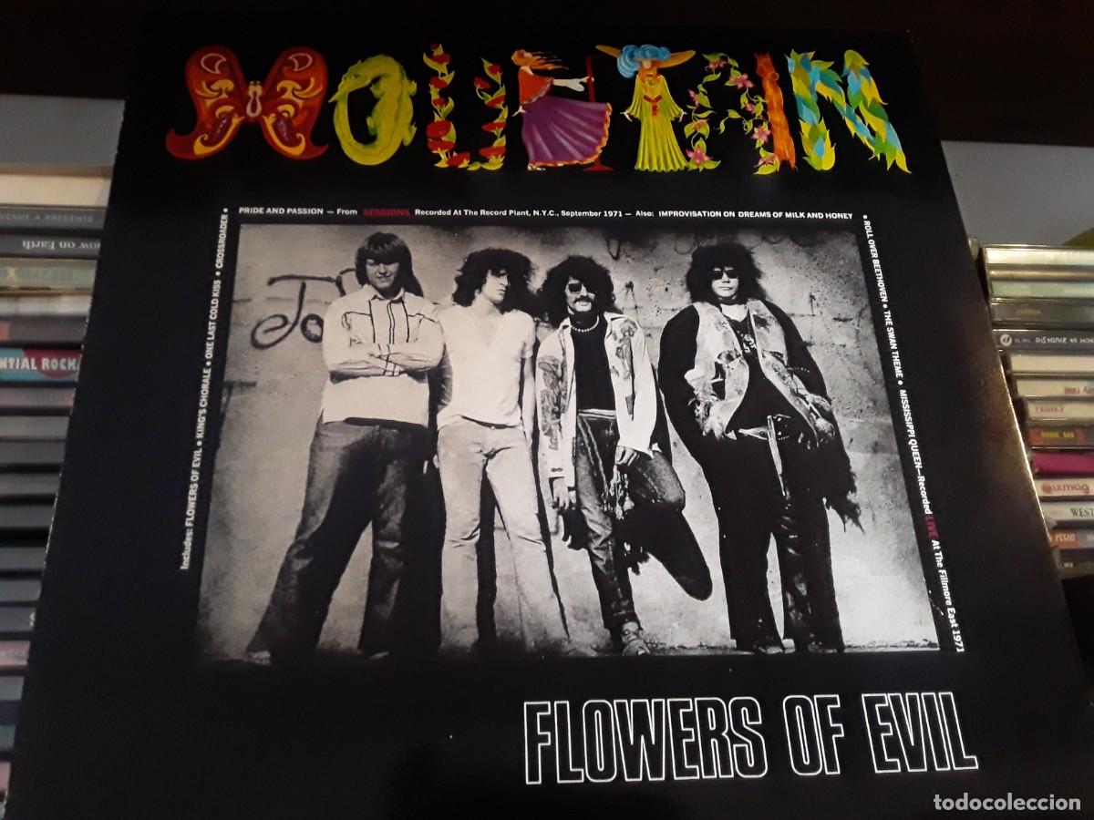 Discos de vinilo: Mountain - Flowers Of Evil (LP, Album, RE) edic. uk 1991