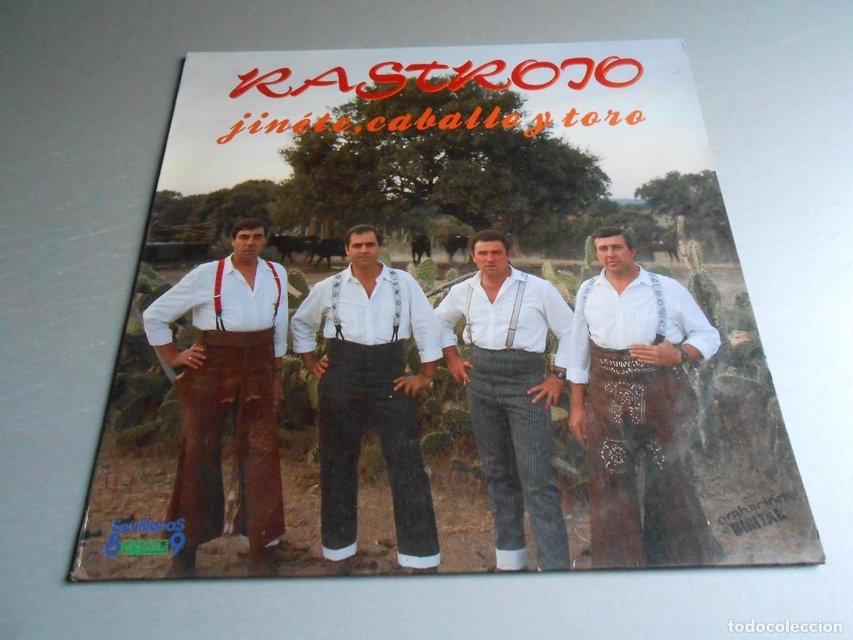 Discos de vinilo: RASTROJO - JINETE, CABALLO Y TORO -, LP, ENTRE EL ROCIO Y TRIANA + 9, A&Ntilde;O 1988, PASARELA PSD 2098