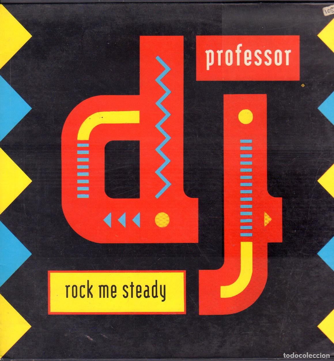 Discos de vinilo: PROFESSOR DJ - ROCK ME STEADY / MAXISINGLE KONGA MUSIC 1992 RF-26498