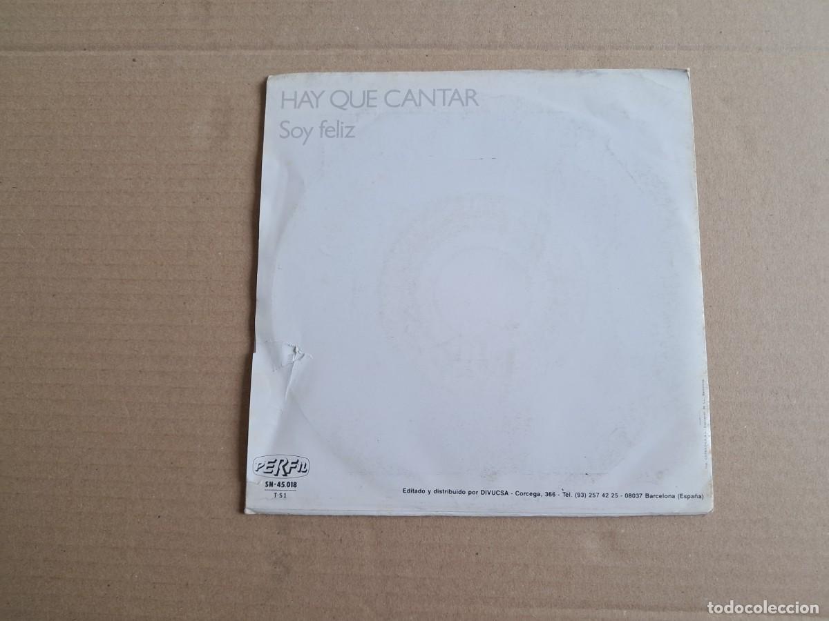 Discos de vinilo: LOS SIREX - HAY QUE CANTAR SINGLE 1987 - Foto 4