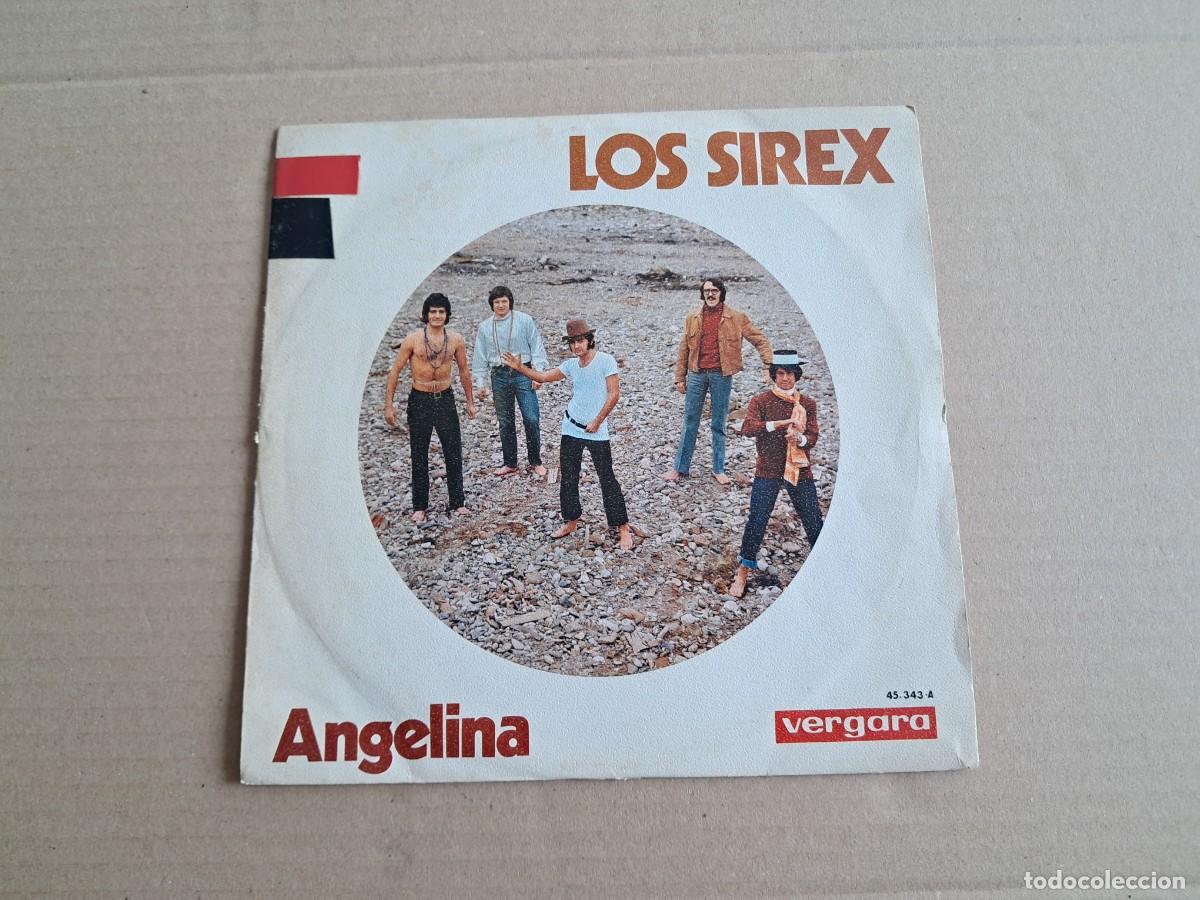 Discos de vinilo: LOS SIREX - ANGELINA SINGLE 1970