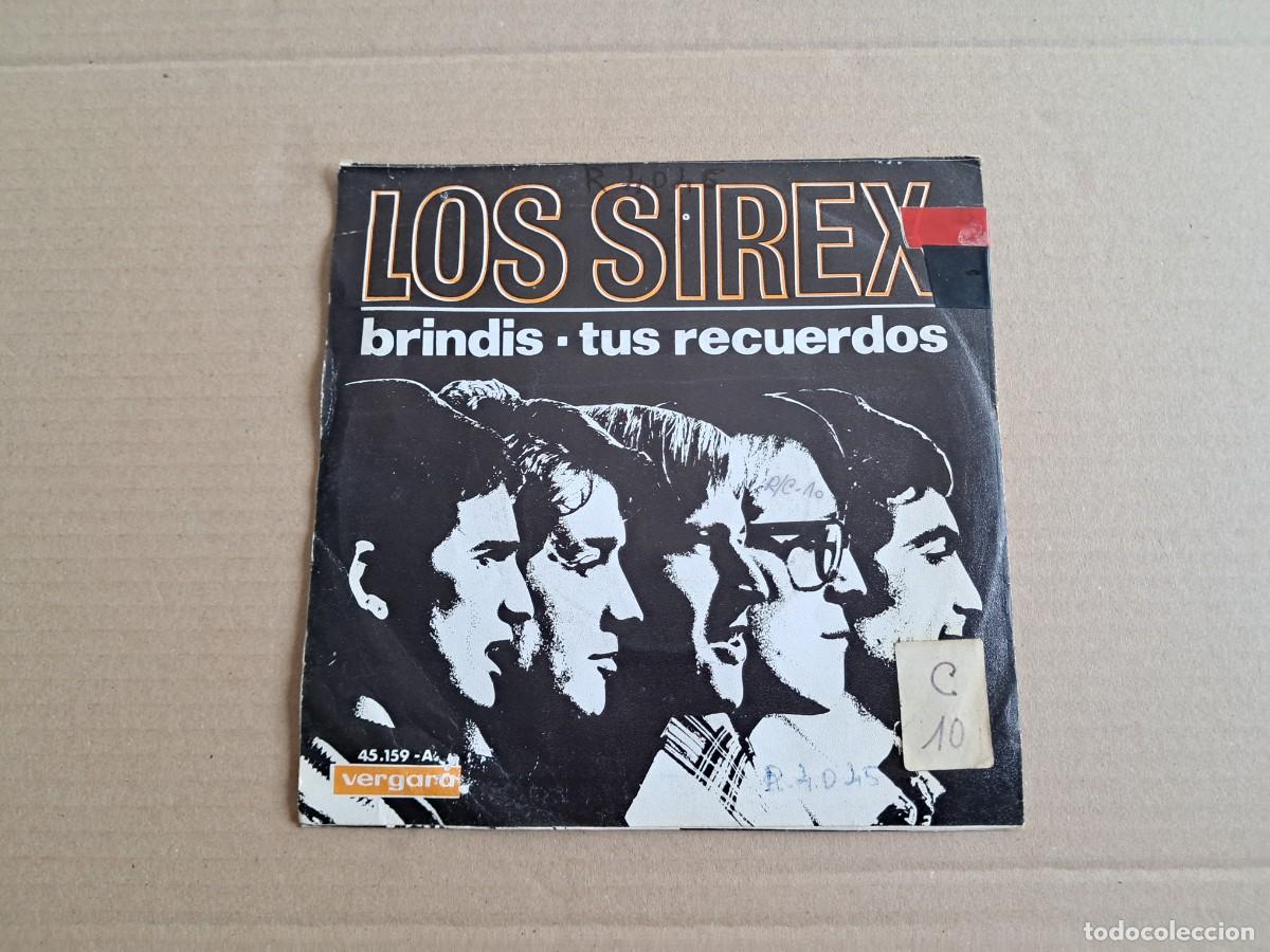 Discos de vinilo: LOS SIREX - BRINDIS SINGLE 1967 - Foto 3