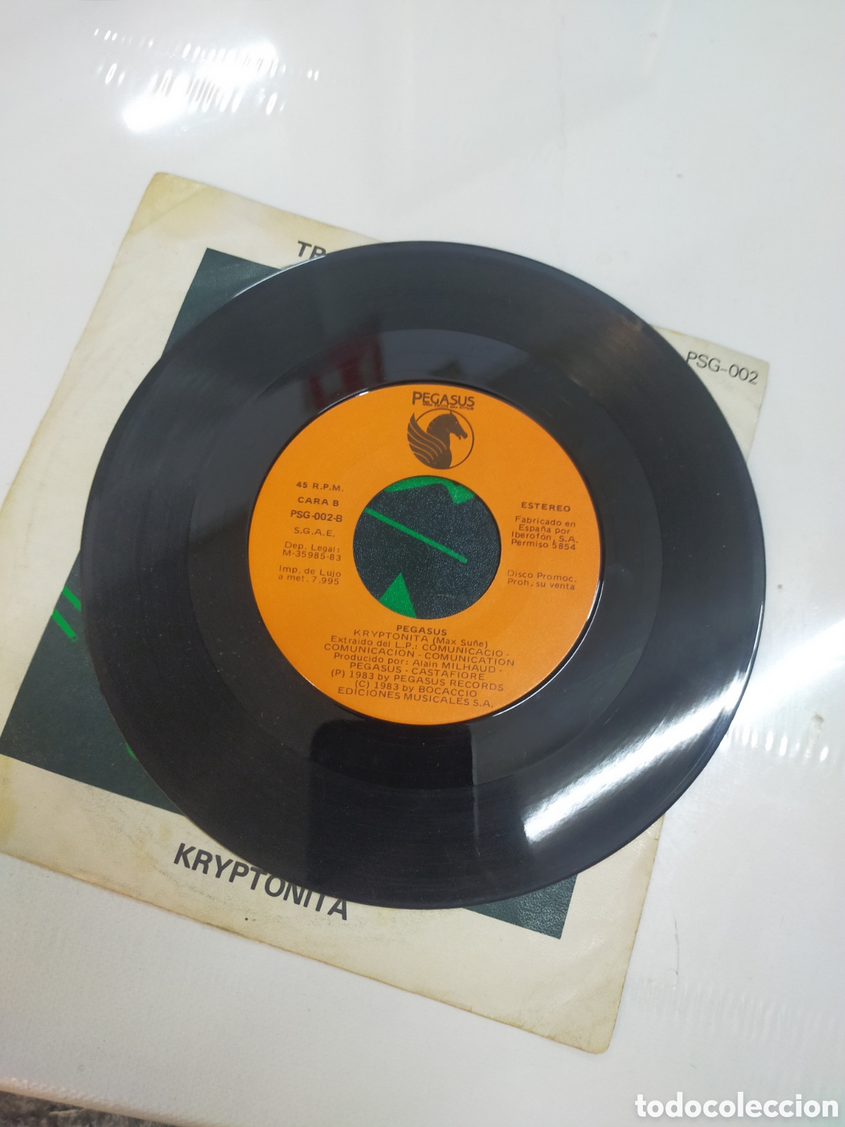 Discos de vinilo: Single Pegasus Krytonita - Foto 4