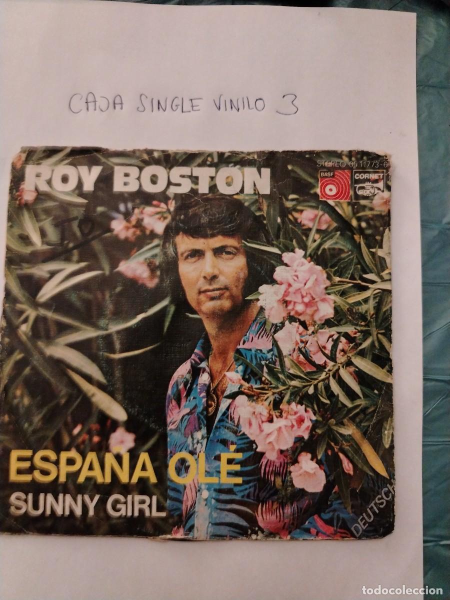 Discos de vinilo: Single vinilo Roy Boston, Espa&ntilde;a Ole, sunny girl