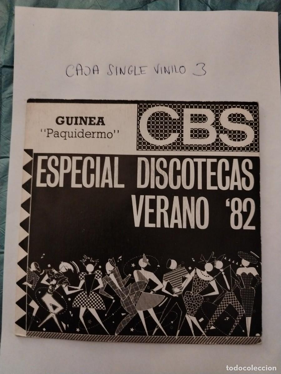 Discos de vinilo: Single vinilo Guinea paquidermo, especial discotecas verano 82