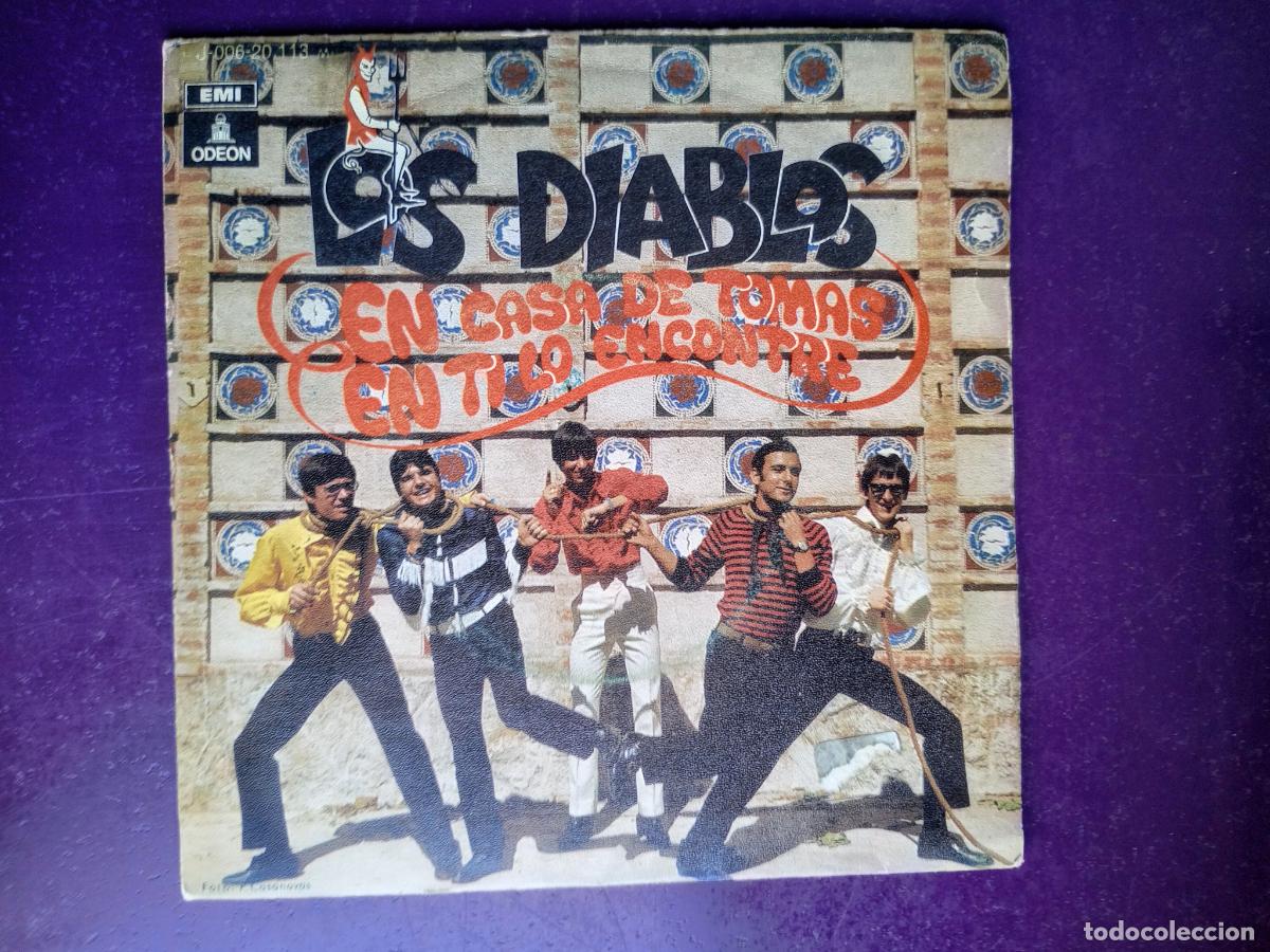 Discos de vinilo: Los Diablos &lrm;&ndash; En Casa De Tomas / En Ti Lo Encontre - Sg EMI 1969 - POP 60'S 70'S - MUY POCO USO
