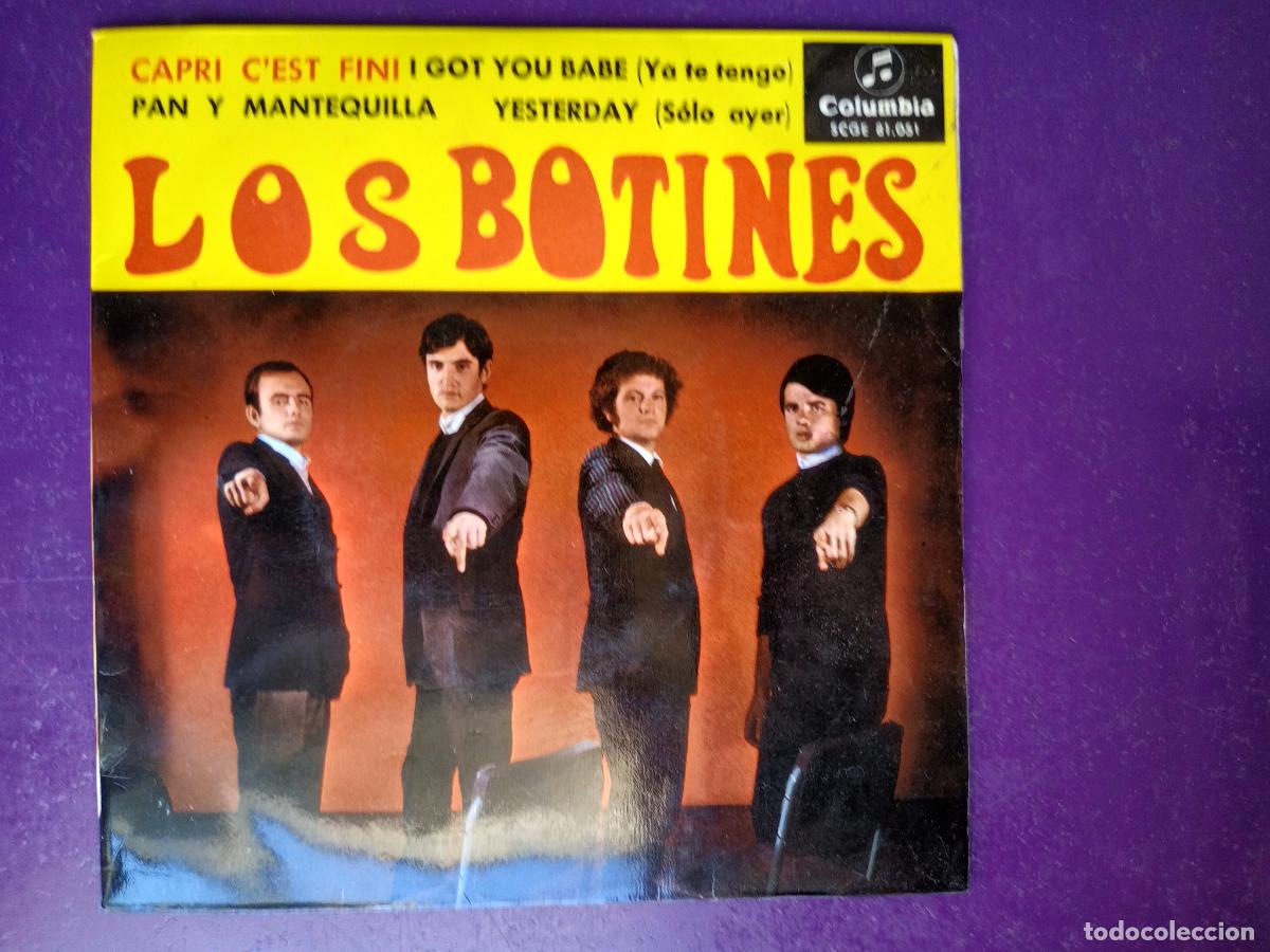 Discos de vinilo: LOS BOTINES &lrm;&ndash; CAPRI C'EST FINI +3 - EP COLUMBIA 1965 - BEAT POP 60'S, MUY POCO USO