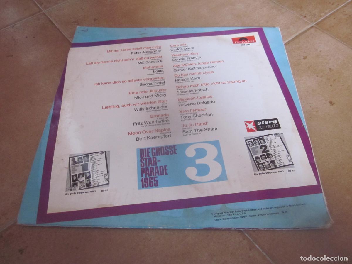 Discos de vinilo: DIE GROSSE STARPARADE 1965 - POLYDOR / STERN 1965 - Foto 2