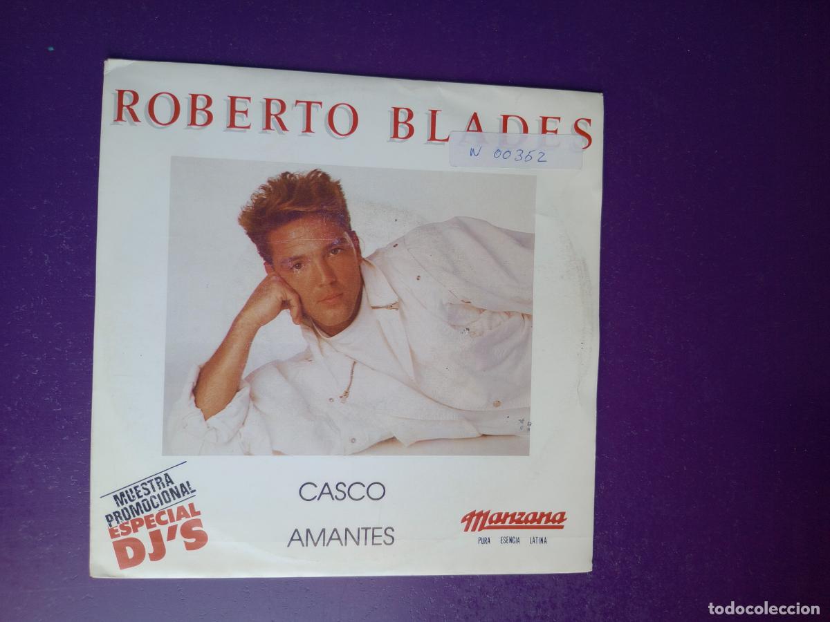 Discos de vinilo: Roberto Blades &ndash; CASCO - Sg MANZANA 1990 - LATIN SALSA