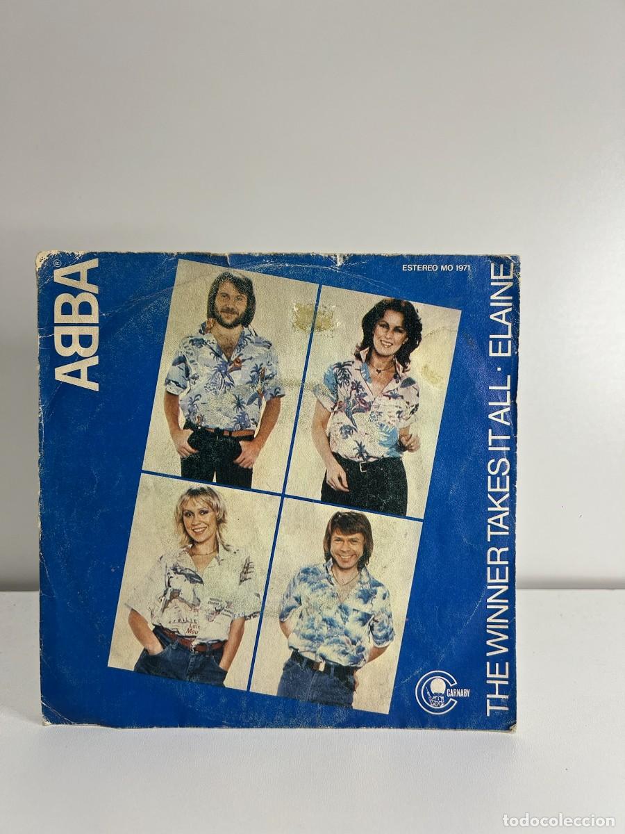 Discos de vinilo: ABBA (SN) THE WINNER TAKES IT ALL - A&Ntilde;O 1980