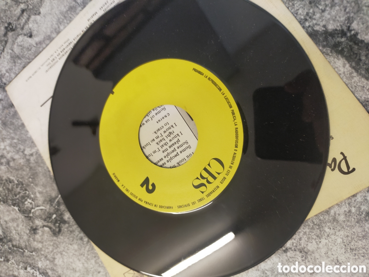 Discos de vinilo: Single PAUL YOUNG,SOME PEOPLE - Foto 4