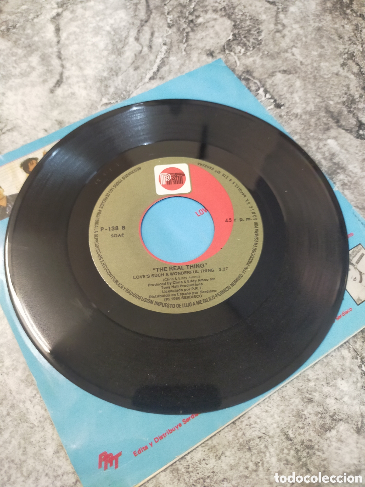 Discos de vinilo: Single THE REAL THING - Foto 3