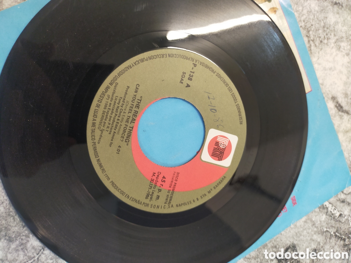 Discos de vinilo: Single THE REAL THING - Foto 4