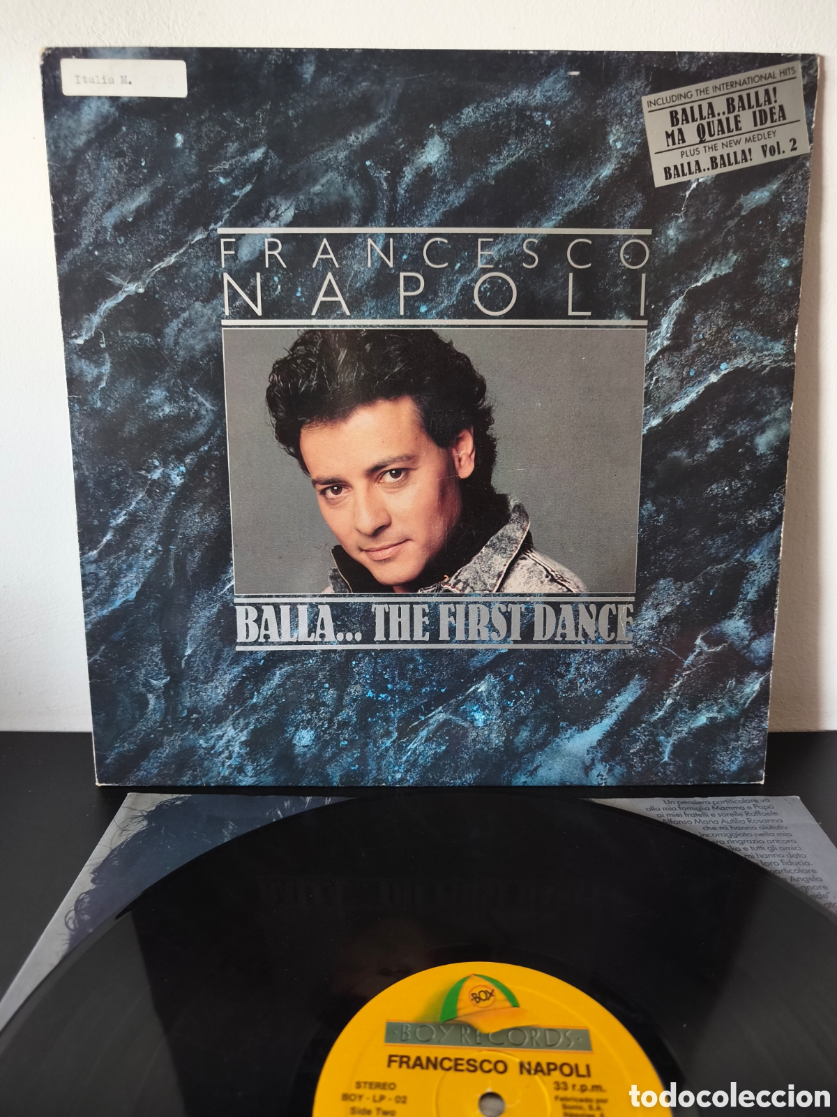 Discos de vinilo: Francesco Napoli - Balla... The First Dance - Boy Records &ndash; BOY-LP-02 - : Vinilo, LP, &Aacute;lbum - CAJA.1