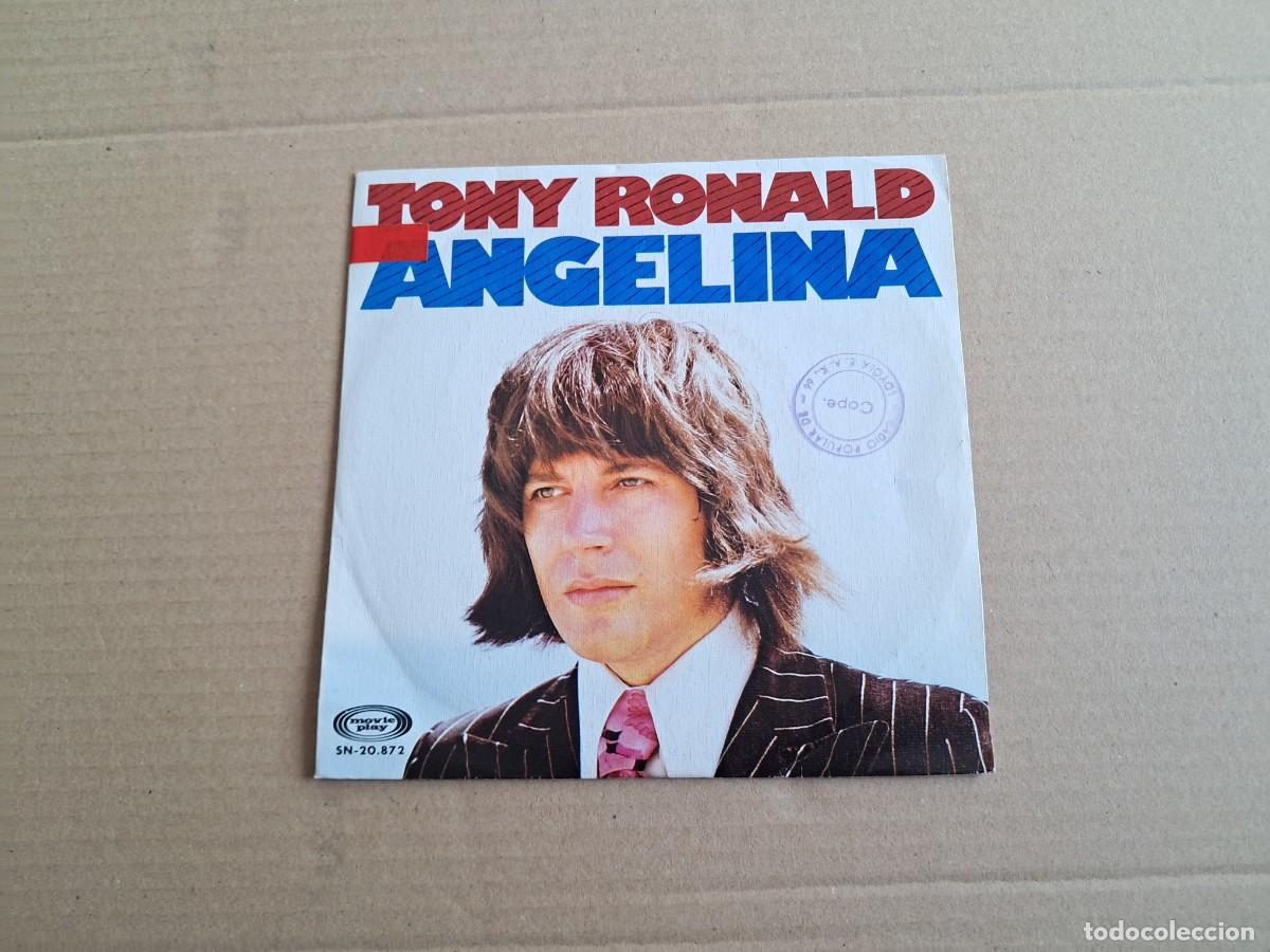 Discos de vinilo: TONY RONALD - ANGELINA SINGLE 1974