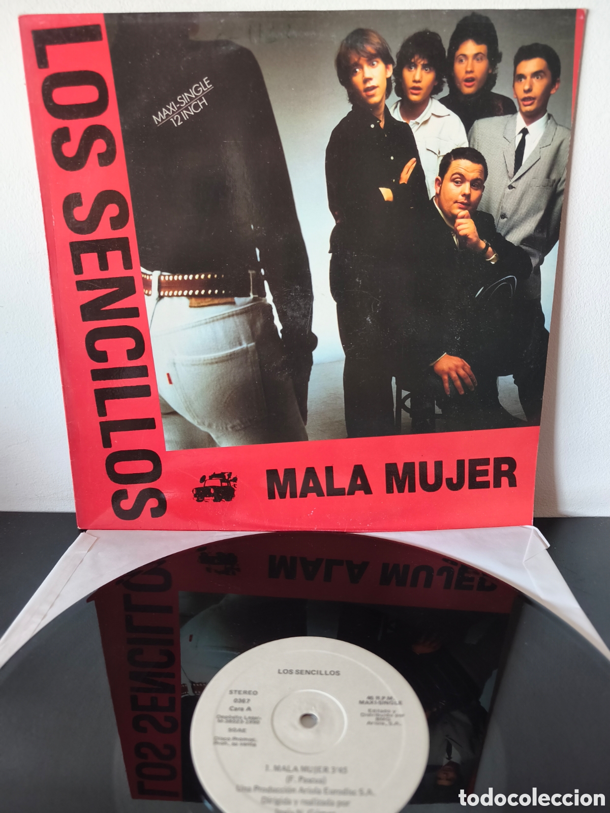 Discos de vinilo: Los Sencillos - Mala Mujer - Ariola &ndash; 0367 - Formato: Vinilo, 12&rdquo;, Maxi-Single, Promo..CAJA.1