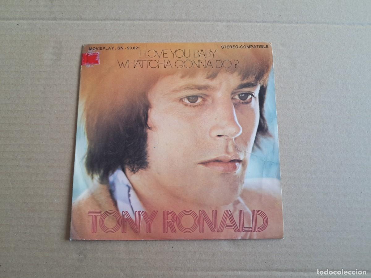 Discos de vinilo: TONY RONALD - I LOVE YOU BABY SINGLE 1971