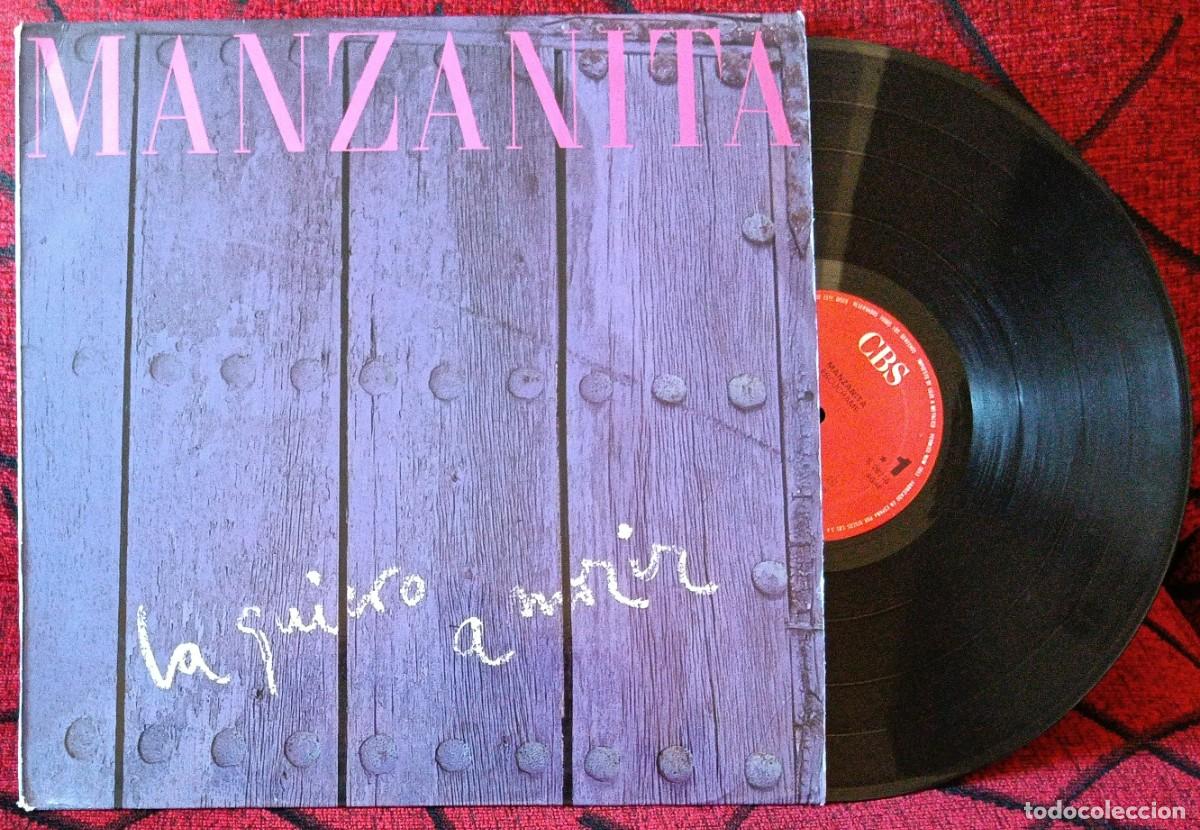 Discos de vinilo: MANZANITA ** ESCUCHAME (LA QUIERO A MORIR) ** VINILO LP ORIGINAL 1985
