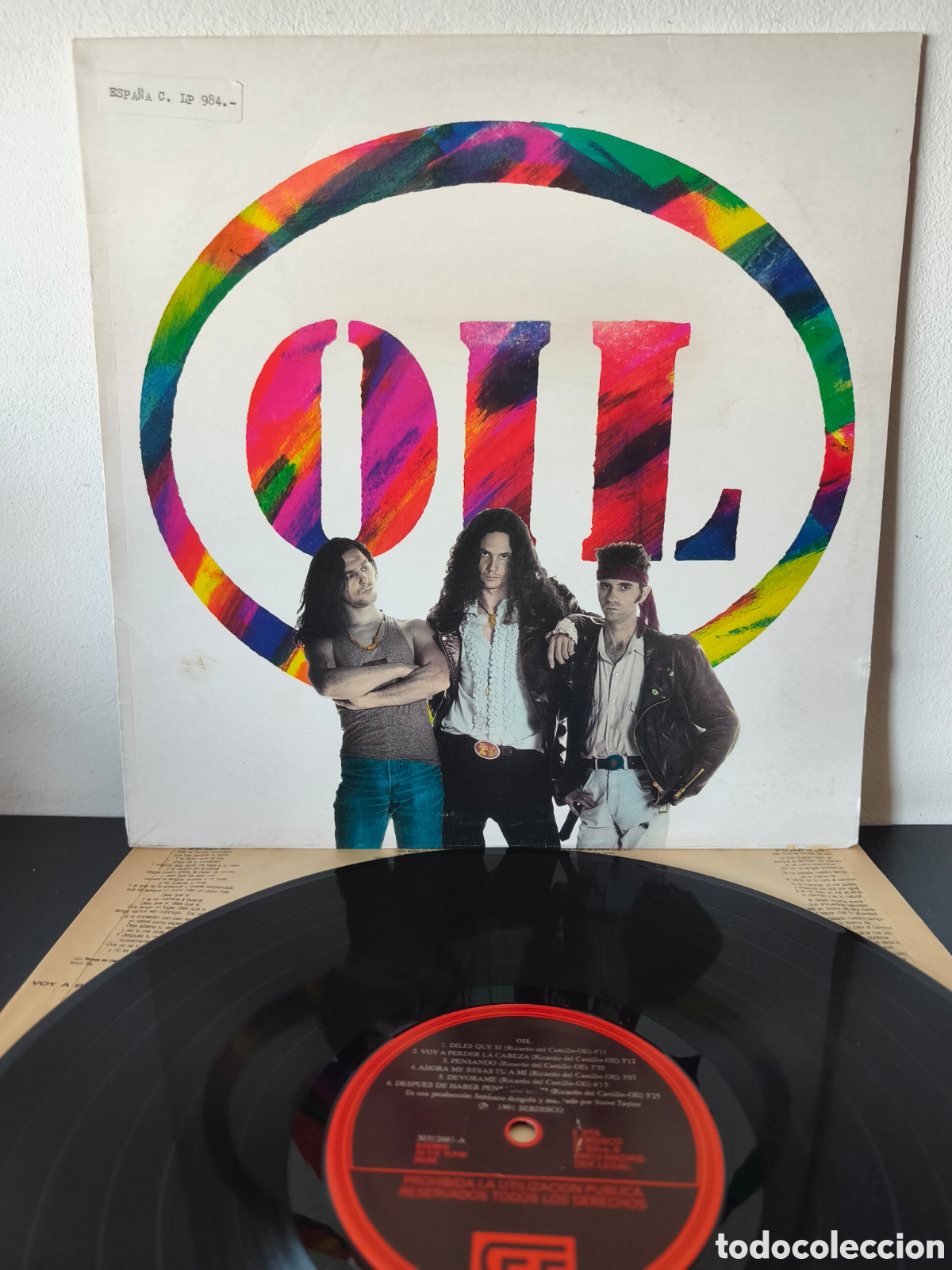 Discos de vinilo: Oil - Oil - CFE / Serdisco &ndash; 30312681 - Formato: Vinilo, LP, &Aacute;lbum - Espa&ntilde;a - 1991 - CAJA.1