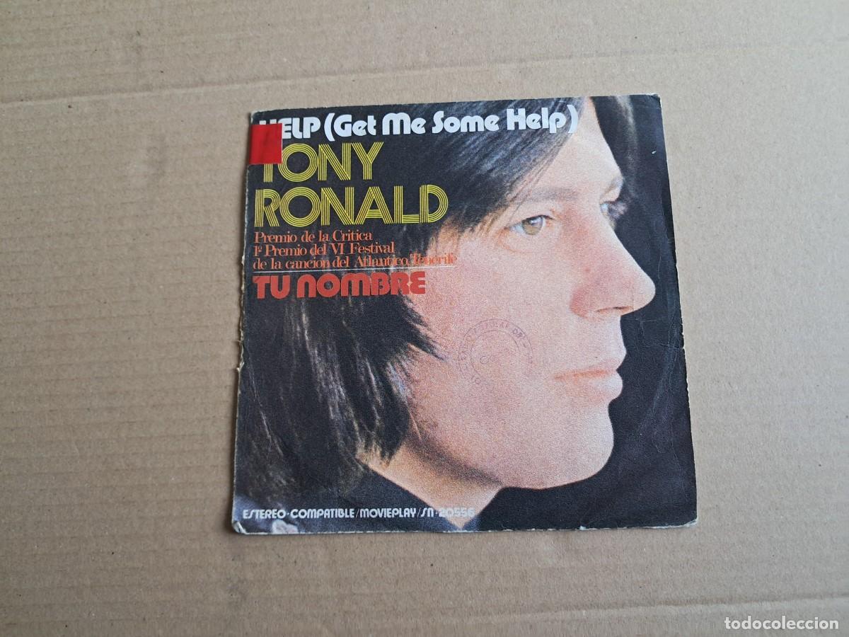 Discos de vinilo: TONY RONALD - HELP ( GET ME SOME HELP ) SINGLE 1971